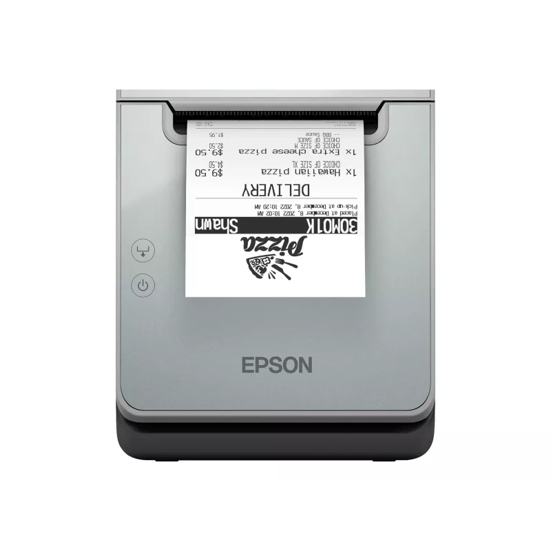 Epson TM-L100 (103A0) Direct Thermal Label Printer - USB, Ethernet, Serial, Liner-Free, PS, UK