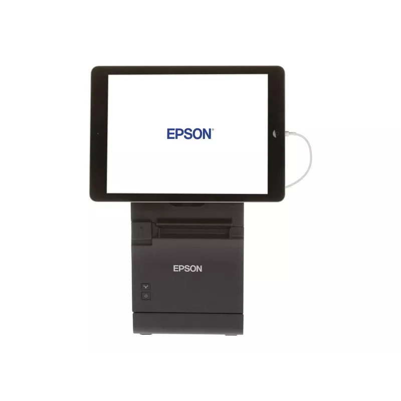 Epson TM m30II-S (012A0) kvitų spausdintuvas - terminis linijinis - ritinys (79,5 mm) - 203 x 203 dpi - iki 250 mm/sek. - USB 2.0, LAN, USB 2.0 Host, Lightning - automatinis pjaustytuvas - juodas