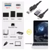 EQUIP 133101 USB-C & USB-A į RJ45 Gigabit Ethernet adapteris, juodas