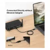 EQUIP 133101 USB-C & USB-A į RJ45 Gigabit Ethernet adapteris, juodas