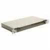 EQUIP 19 inch Fiber Optic Space Box korpusas, 1U, plieninis, žalias, be panelio