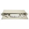 EQUIP 19 inch Fiber Optic Space Box korpusas, 1U, plieninis, žalias, be panelio