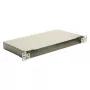 EQUIP 19 inch Fiber Optic Space Box korpusas, 1U, plieninis, žalias, be panelio