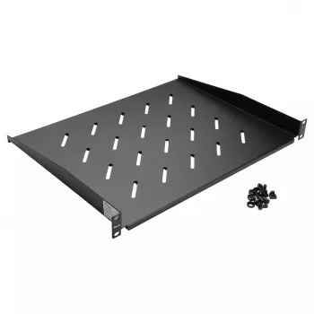 Equip 19 colių fiksuota lentyna 1U 350 mm juoda serverių stovams