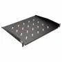 Equip 19 colių fiksuota lentyna 1U 350 mm juoda serverių stovams