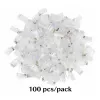 Equip Cat6 RJ45 UTP neekranuotas jungčių rinkinys (100 vnt.) - permatomas