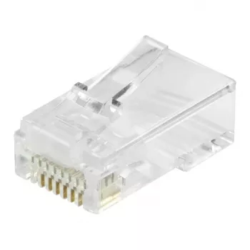 Equip Cat6 RJ45 UTP neekranuotas jungčių rinkinys (100 vnt.) - permatomas
