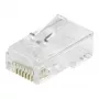 Equip Cat6 RJ45 UTP neekranuotas jungčių rinkinys (100 vnt.) - permatomas