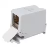 Equip Cat6A ekranuota Keystone mova 1xRJ45 DIN bėgelis pilka