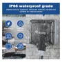 EQUIP paviršinė montavimo dėžutė 1 prievado Keystone neekranuota lauko pilka IP44