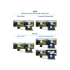 EQUIP USB-C 4-in-1 dvigubas HDMI adapteris su 100W PD, 4K MST, aliuminis