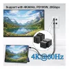 Equip USB-C Keystone mova, USB 3.2 Gen 2, USB-C moteriška į moterišką, juoda