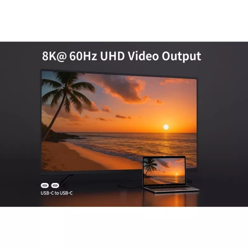 EQUIP USB-C į C aktyvus optinis kabelis 7,5 m 8K 60Hz PD 60W 10Gbps juodas