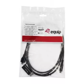 EQUIP USB-C į USB-C + HDMI adapteris su 100W PD, 4K/60Hz, aliuminio
