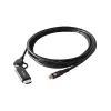 EQUIP USB-C į USB-C + HDMI adapteris su 100W Power Delivery, 4K 60Hz, 3m aliuminio
