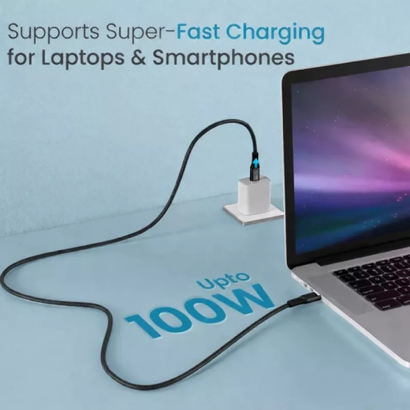 Equip USB-C į USB-C + HDMI adapteris su 100W Power Delivery, 4K 60Hz, aliuminio