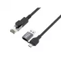 Equip USB-C + USB-A į RJ45 Gigabit Ethernet adapteris, 5 m, juodas