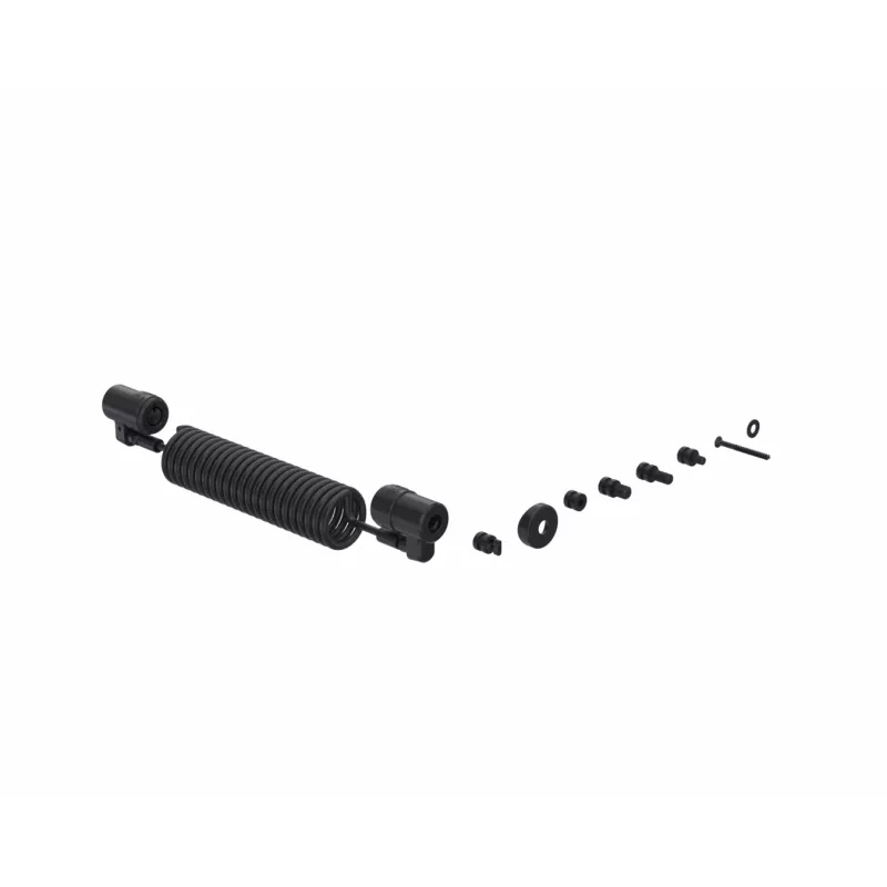 Ergonomic Solutions ClickSafe Dual Lock Security Cable Lock - Juoda/Sidabrinė