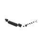 Ergonomic Solutions ClickSafe Dual Lock Security Cable Lock - Juoda/Sidabrinė