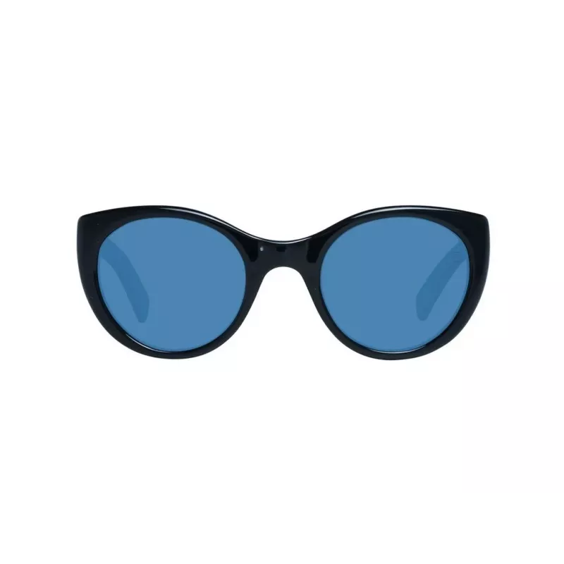 ERMENEGILDO ZEGNA Unisex akiniai nuo saulės ZC0009-01V50 - Juodas acetatinis rėmelis, pilki lęšiai 50/23/145 mm