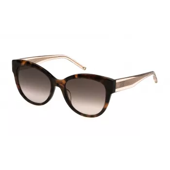 ESCADA moteriški akiniai nuo saulės SESD99-5509XK katės akys Havana ruda gradientas 55mm