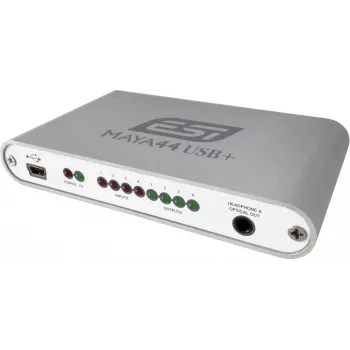 ESI Maya44 USB+ 4 įėjimų / 4 išėjimų USB 2.0 garso sąsaja su MIDI ir +48V fantominiu maitinimu