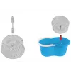 Esperanza EHS005 Rotacinė šluostų sistema su išgręžimo mechanizmu, teleskopine rankena, 6L kibiru, 2 mikropluošto galvutėmis, Green/Grey