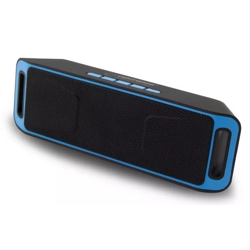 Esperanza EP126KB nešiojamas stereo Bluetooth garsiakalbis 6W juoda mėlyna