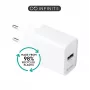ESTUFF INFINITE (GRS) USB-A įkroviklis 20W baltas ES