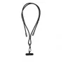 ESTUFF Lanyard kabelis USB-C į USB-C 60W PD 480Mbps 15cm juodas