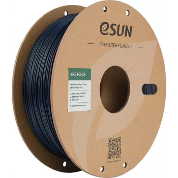 eSUN ePETG-CF anglies pluoštu sustiprintas PETG filamentas 1,75mm 1kg Tamsiai mėlyna EPETG-CF-P175DU1