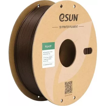 eSUN ePLA-CF anglies pluoštu sustiprintas PLA siūlas 1,75 mm raudonas 1 kg EPLA-CF-P175R1