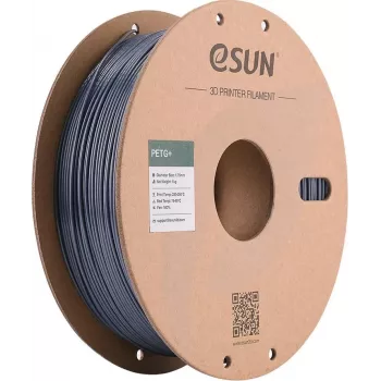 eSUN PETG+ 1,75 mm pilkas 1 kg popierinė ritė 3D spausdintuvo kaitinamoji medžiaga PETG+175H1P1