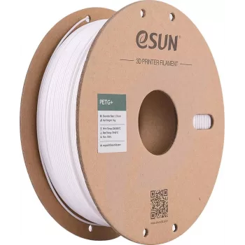 eSUN PETG+ 1,75mm baltas 1kg popierinis ritė 3D spausdintuvo filamentas PETG+175W1P1