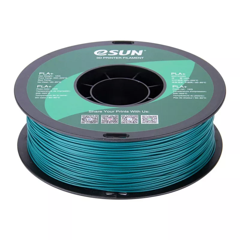 ESUN PLA+ 1,75 mm žalias 1 kg 3D spausdintuvo filamentas