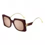 ETRO moteriški akiniai nuo saulės ETRO0026SLHF - juodas acetatinis kvadratinis rėmas su pilkais lęšiais (54/23/140 mm)