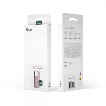 ETTERI Silicone Mag Case, skirtas iPhone 16 Pro 6,3 colio, šviesiai rožinė