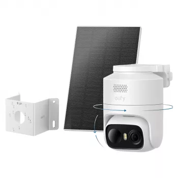 eufy eufyCam C36 solo 4K UHD belaidė saulės energijos vaizdo stebėjimo kamera, balta