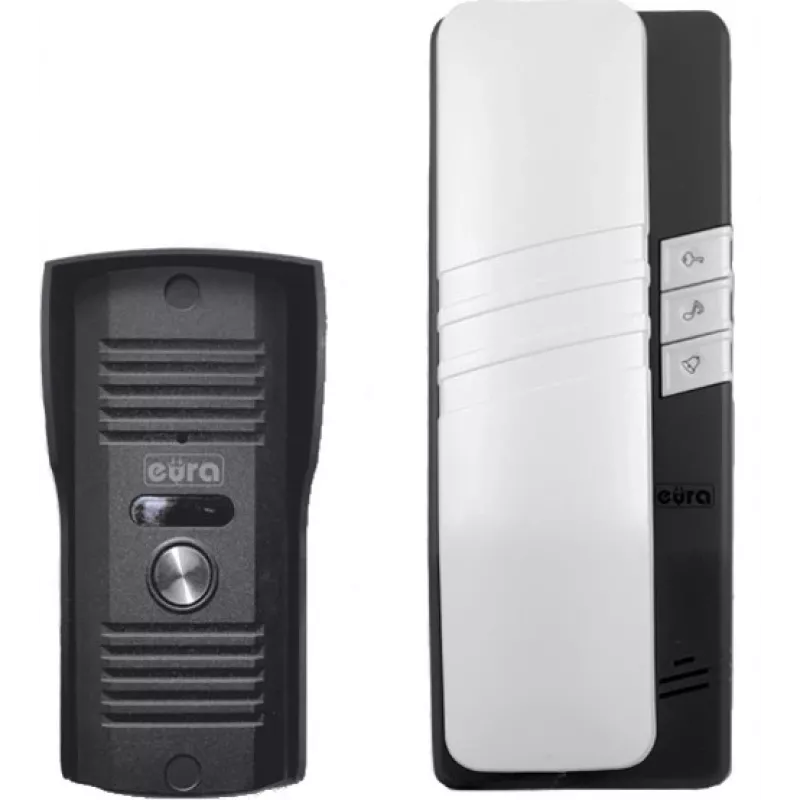 EURA ADP-20A3 Audio Intercom System Graphite White