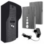 EURA ADP-51A3 DIFESA Audio durų telefono rinkinys – 1 šeimai, 2 rageliai, domofonas, grafitas