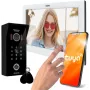 EURA VDP-99C5 Vaizdo domofonas, 7 colių jutiklinis ekranas, WiFi, RFID, Tuya, baltas