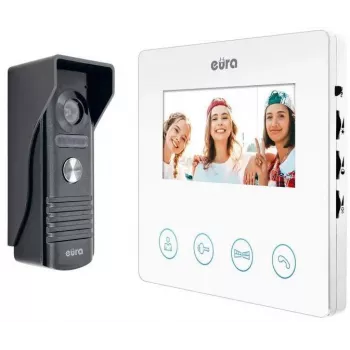 Eura vaizdo domofonas EURA VDP-52A3ATIRA baltas