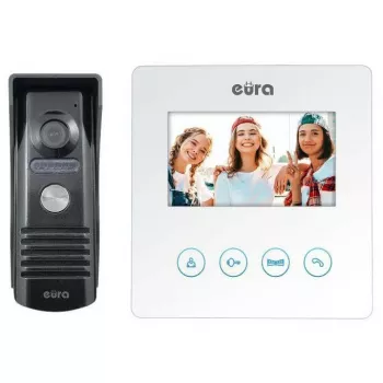 Eura vaizdo domofonas EURA VDP-52A3ATIRA baltas