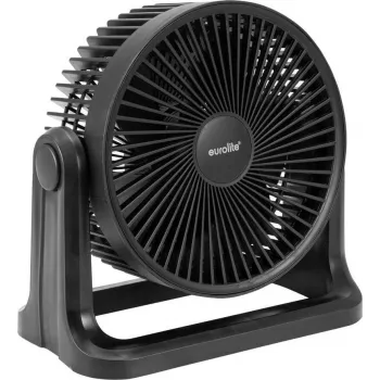 EUROLITE AKKU AF-10 Mini tylus ventiliatorius juodas 23 cm Ø maitinamas baterija iki 11,5 h