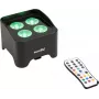 EUROLITE AKKU Mini UP-4 QCL Spot MK2 RGBW Uplight - belaidis, 9h baterija, 4x4W LED