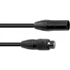 EUROLITE DMX kabelis SEC-1 IP65 3 kontaktų XLR 10 m juodas lauko