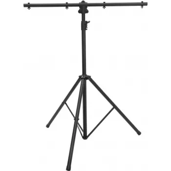 EUROLITE LCK-1 apšvietimo stovas su skersiniu, reguliuojamo aukščio 140-250 cm, 30 kg apkrovos talpa