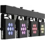 EUROLITE LED KLS-3002 MK2 kompaktiškas šviesos rinkinys AIR 4x RGBWA/UV prožektoriai DMX belaidis
