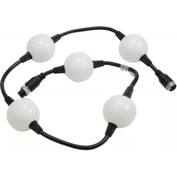 EUROLITE LED Pixel Ball 360° 1m MK2 – lankstus RGB pikselių šviesos kabelis, 5 segmentai, 24V DC