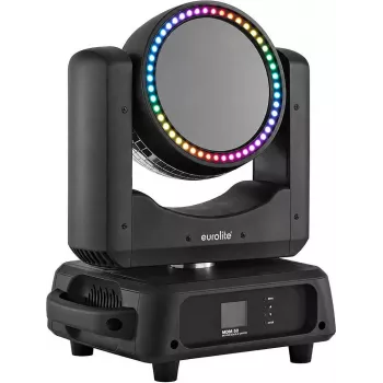 EUROLITE MDM-50 Judantis dvigubo veidrodžio efektų šviestuvas su 10 spalvų ir 10 gobo ratais, 4 kanalų DMX, garso aktyvavimas, 230V, 280W 51918900